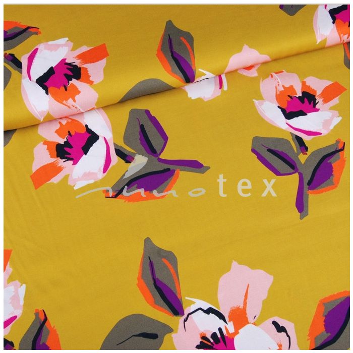 Knip Mode, Viskoseprint, Magnoliendesign