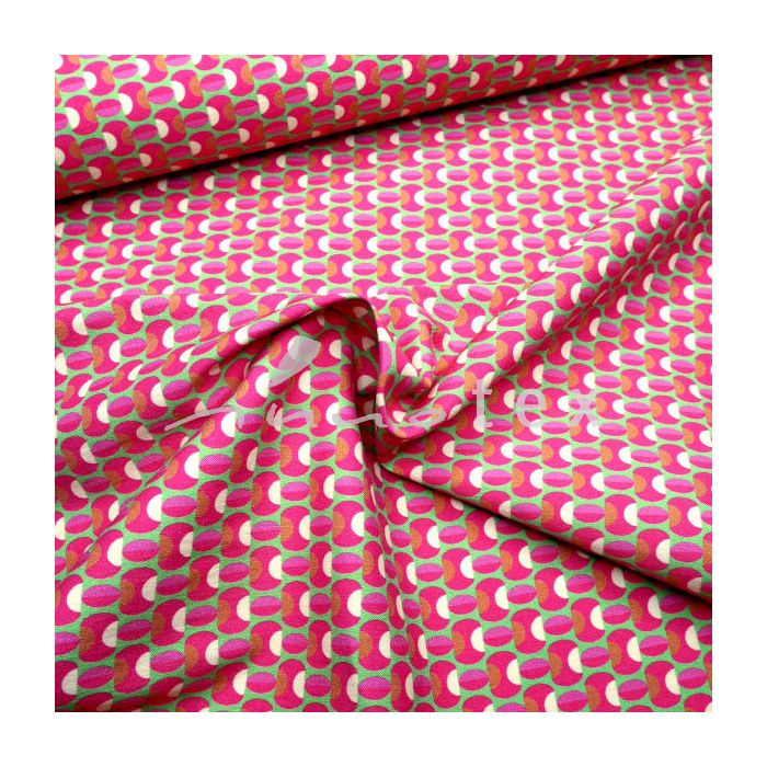 ITALIEN: Bengaline Miniprint pink