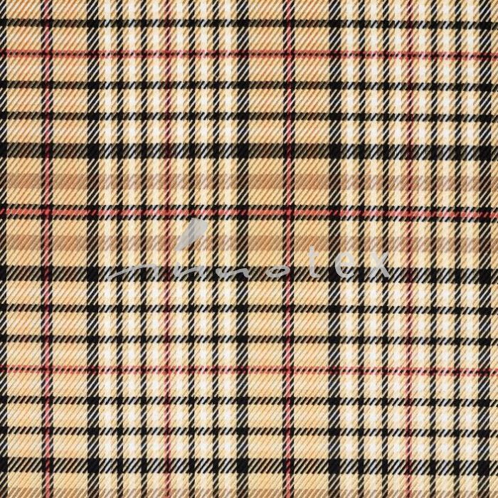ITALIEN: Kleiderstoff - Glencheck-Karo
