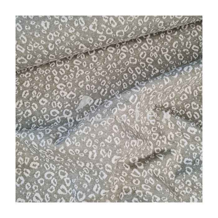 Sweat Jacquard Leo olivgrün