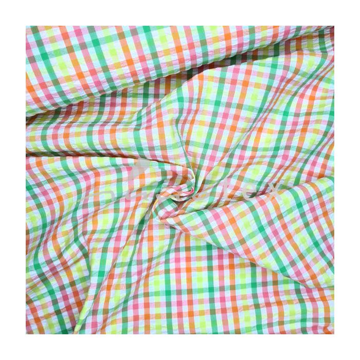Vichy-Karo neonfarben