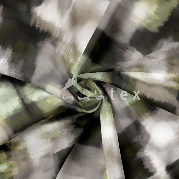 Viskose, Jersey, Stoffe, Aquarell, grün, leuchtende Farben