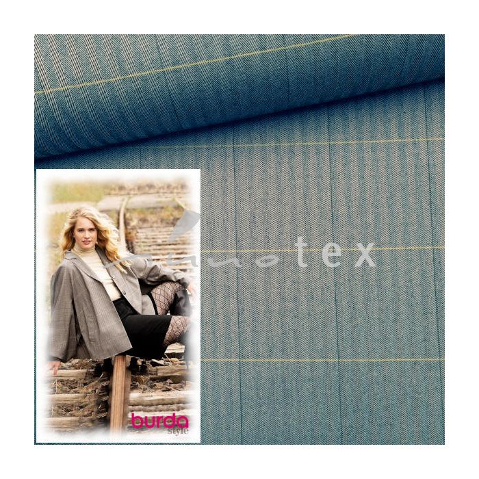 Burda Curvy, Jacquard Karo & Fischgrat