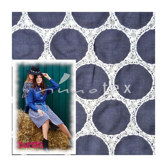 Burda - Modelle 110 Midirock 128 Kinderbluse, Lochspitze