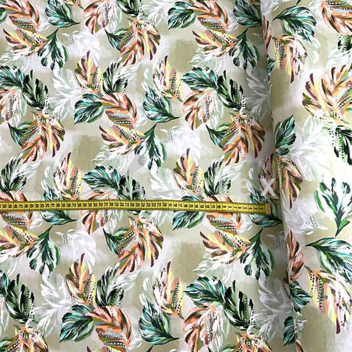 Viskose, Jersey Stoffe, floral 