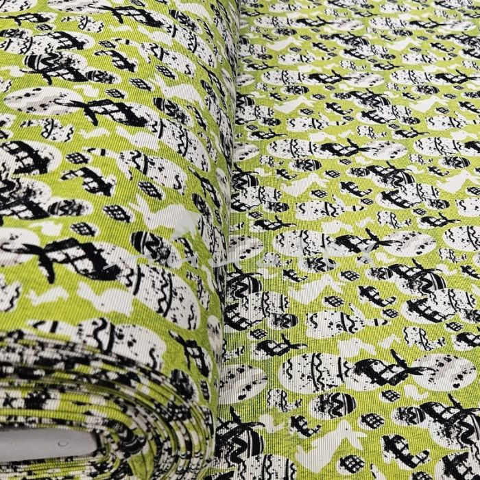 Stoffe Ostern Häschen grün