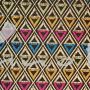 ITALIEN: Jacquard Rauten metallic