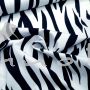 Baumwollstretch Zebra