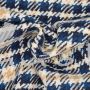 Mantel-Karo blau-beige