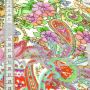 Viskosestoff - Paisley pink