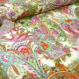 Viskosestoff - Paisley pink