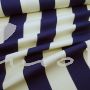 Fibre Mood #Dasha, Baumwollstoff Streifen blau