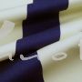 Fibre Mood #Dasha, Baumwollstoff Streifen blau
