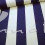 Fibre Mood #Dasha, Baumwollstoff Streifen blau