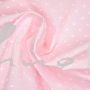 Baumwollstoff Plumeti rosa-weiß