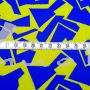 Leichter Jacquard grafisch blau/gelb