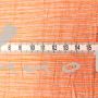 Leinen-Baumwoll-Mischung Streifen orange