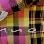 Mantelstoff Patchwork-Design pink