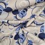 Jacquard Kreise hellgrau