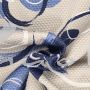 Jacquard Kreise hellgrau