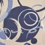 Jacquard Kreise hellgrau