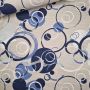Jacquard Kreise hellgrau