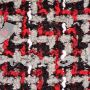 ITALIEN: Bouclé rot-grau-schwarz