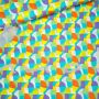 Baumwoll-Viskose-Voile, Kreise mint