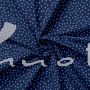 French Terry, Sweatware, gepunkte