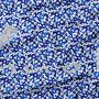 Baumwolle Stoffe, Gewebe, Patchwork, Art. Cosmo, Viereck , Kreis, blau