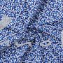 Baumwolle Stoffe, Gewebe, Patchwork, Art. Cosmo, Viereck , Kreis, blau