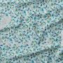 Baumwolle Stoffe, Gewebe, Patchwork, Art. Cosmo, Blumen, himmelblau