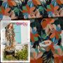 Burda - Modell 104 Kleid, Baumwollstoff abstrakte Blumen
