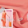 Burda - Modell 108 B Jumpsuit, Polyester-Mischung orange