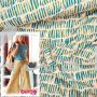 Burda Style, Modell 123 Hose, Viskosestoff Streifenmuster