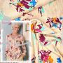 Burda Style - Modell 109 A Bluse, Viskosetwill Farbpalette