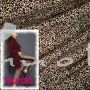 Burda Style - Modell 125 Hose, Baumwollstretch, kleiner Leoprint hellbraun
