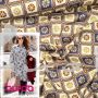 Burda Style, Modell 109 Kleid, Viskosesatin, orientalische Kacheln