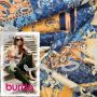 Burda Style, Modell 120 Bluse, Baumwolle Patchwork-Blumen