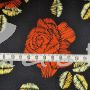 Burda Style, Modell 113 Kleid, Viskosekrepp Rosen