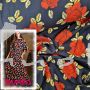 Burda Style, Modell 113 Kleid, Viskosekrepp Rosen