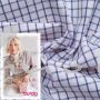 Burda Style 12/2024, Baumwolle Karo rosa-grau