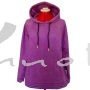 Nähvorschlag mit Cotton Sweat, kombinierbar mit farblich abgestimmten Streifen Stoffen