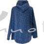 Nähvorschlag mit Cotton Sweat, kombinierbar mit farblich abgestimmten Streifen Stoffen