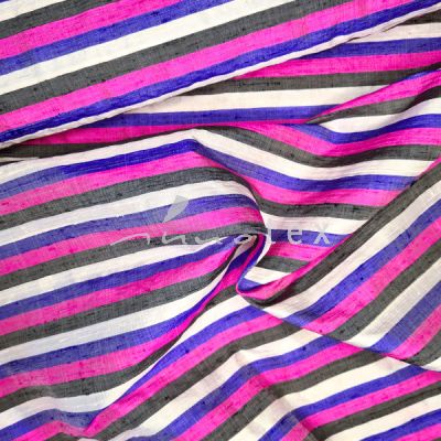 Wildseide Streifen pink