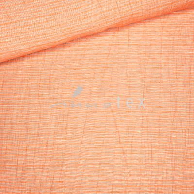 Leinen-Baumwoll-Mischung Streifen orange