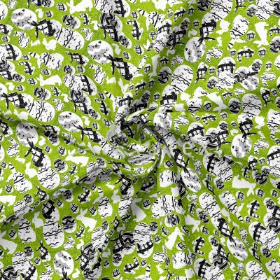 Stoffe Ostern Häschen grün