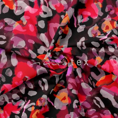 Viskose Jersey, Tierfelle, Multicolor