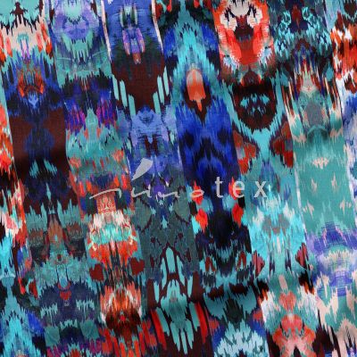 Viskose, Jersey, Stoffe, Streifen, grafisch