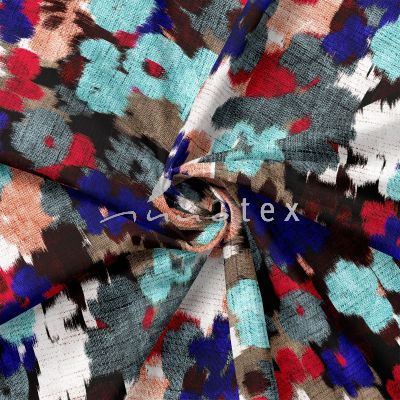 Viskose, Jersey, Stoffe, Blumen, grafisch